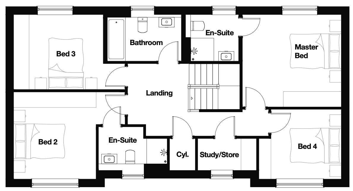 Floorplans for The Newby